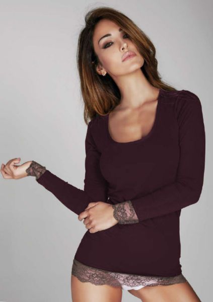 T-SHIRT M/L PIZZO DONNA JADEA 96366