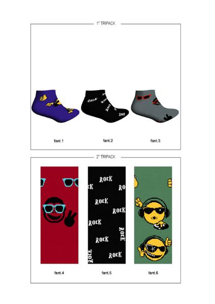 TRIPACK SNEAKER PARISCARPA BAMBINO SCOPRI PLUTO 138259