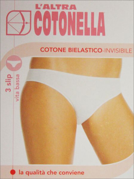 TRIPACK SLIP VITA BASSA DONNA COTONELLA 3487 21741