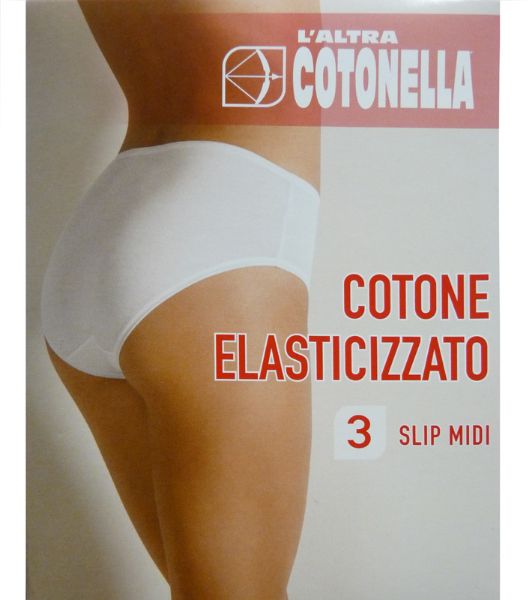 TRIPACK SLIP MIDI DONNA COTONELLA 3940 46947