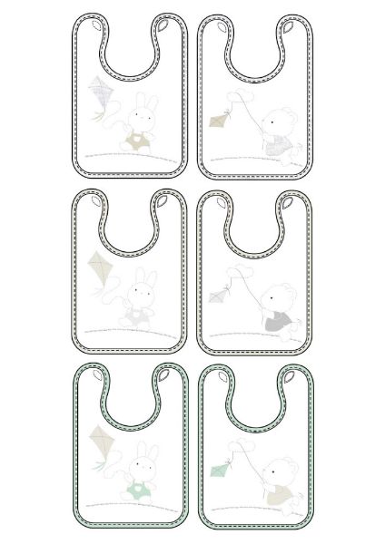 BAVETTA CINIGLIA CM 25X17 NEONATO/A ELLEPI E AD9868 252282