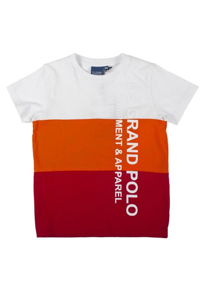 T-SHIRT MANICA CORTA BAMBINO U.S.GRAND& APPAREL E USTB462 230259