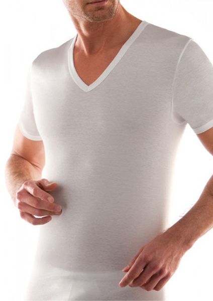 T-SHIRT MANICA CORTA SCOLLO A V UOMO LIABEL 03828 1053 164073