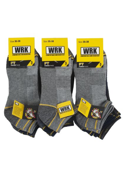 TRIPACK  FANTASMINO WORK UOMO WORKERS SOCKS WRK03 FANT 212846